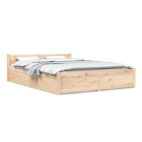 Rám postele se zásuvkami 140 × 200 cm, 3103559