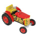 Kovap Traktor Zetor červený na klíček kov 14cm 1:25 v krabičce Kovap
