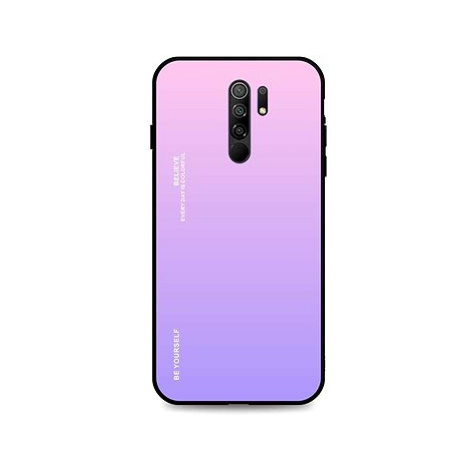 TopQ LUXURY Xiaomi Redmi 9 pevný duhový růžový 51009