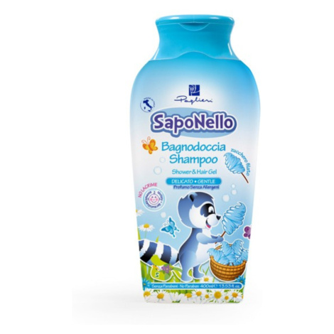 Saponello gel a šampón 2v1 Cukrová vata 400 ml