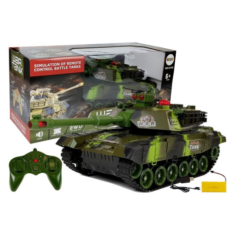 mamido Tank na dálkové ovládání WAR RC zelený