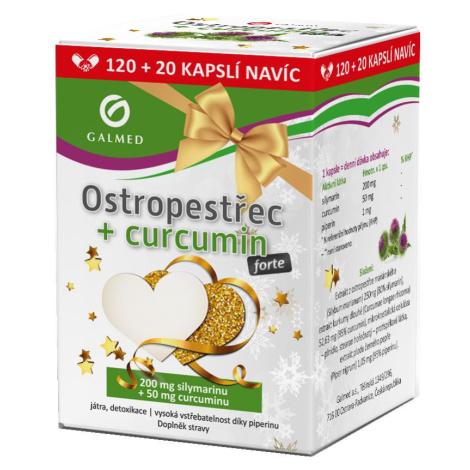 Galmed Ostropestřec+curcumin forte 120+20 kapslí