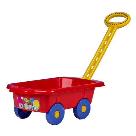 BAYO - Dětský vozík Vlečka 45 cm červený BAYO.S