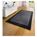 Kusový koberec Basic 105486 Black 120x170 cm