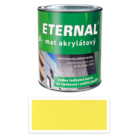 ETERNAL Mat akrylátový - vodou ředitelná barva 0.7 l Světle žlutá 07