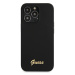 Guess GUHMP13XLSLMGBK hard silikonové pouzdro iPhone 13 Pro MAX 6.7" black Silicone Script Gold 