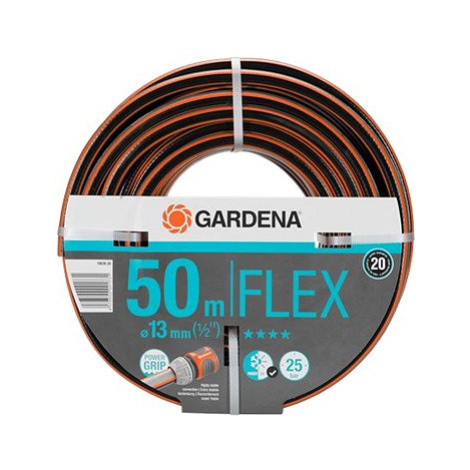 GARDENA Hadice zahradní Flex Comfort 13 mm 1/2", černo/oranžová - délka 50 m