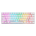 Klávesnice Motospeed Wireless mechanical keyboard SK62 White (blue switch)