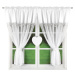Dekorační krátká záclona s řasící páskou KALINA bílá/bílá 400x145 cm MyBestHome