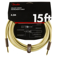 Fender Deluxe Series 15 Instrument Cable Tweed