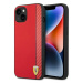 Ferrari FEHCP14MAXRE hard silikonové pouzdro iPhone 14 PLUS 6.7" red Carbon