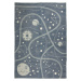 Dětský ručně potištěný koberec Nattiot Little Galaxy, 100 x 140 cm