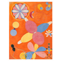 Obrazová reprodukce The 10 Largest No.4 (Orange Abstract) - Hilma af Klint, 30x40 cm