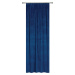 Dekorační VELVET závěs s řasící páskou VELUTTO tmavě modrá 140x260 cm (cena za 1 kus) MyBestHome