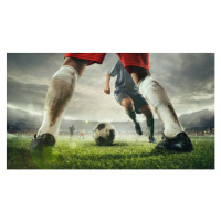 Umělecká fotografie Close up legs of football or, anton5146, (40 x 22.5 cm)