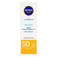 NIVEA Sun Pleťový krém na opalování Sensitive SPF50 50 ml