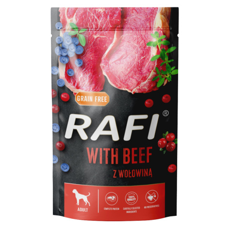 Rafi Dog 20 x 500 g - výhodné balení - hovězí