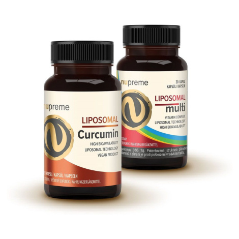 Nupreme Liposomal Curcumin + Multivitamin 30+30 kapslí
