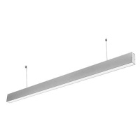 Závěsné svítidlo LED LINEAR 120cm 40W 4000lm stříbrné, NEUTRÁLNÍ BÍLÁ