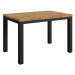 Stůl Oskar d120 černá/wotan