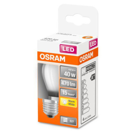 OSRAM OSRAM Classic P LED žárovka E27 4W 2 700 K matná