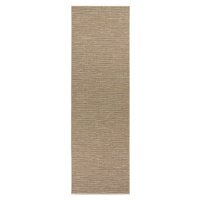 BT Carpet - Hanse Home koberce Běhoun Nature 104264 Grey/Gold – na ven i na doma - 80x450 cm