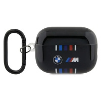 Pouzdro BMW AirPods Pro 2 gen cover Black Multiple Colored Lines (BMAP222SWTK)