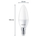 Philips Philips LED svíčka E14 2,8W 250lm 2 700K matná 3ks