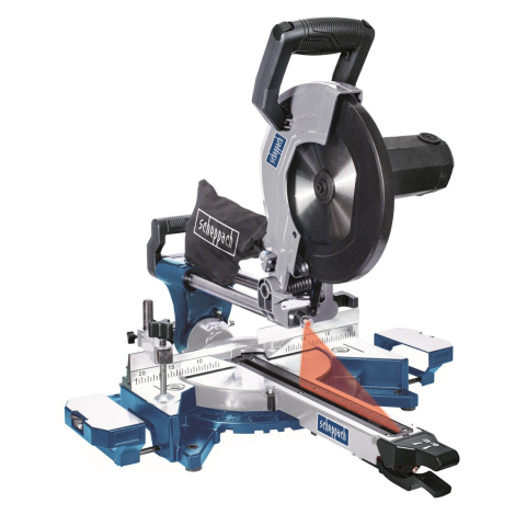 Scheppach HM 110 MP - dvourychlostní multifunkční pokosová pila s potahem a laserem