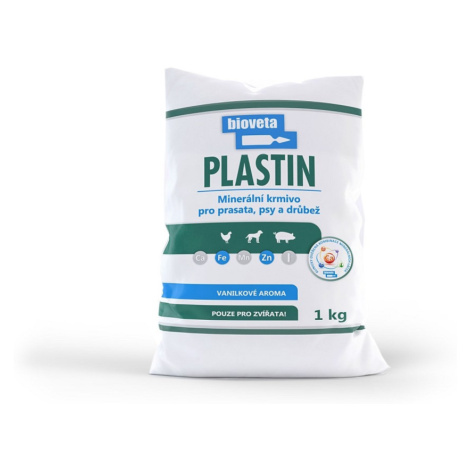 Plastin minerální krmivo pro koně, prasata, drůběž aj., 1kg Bioveta