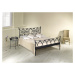 Kovová postel Ronda Rozměr: 160x200 cm, barva kovu: 9B bílá stříbrná pat.
