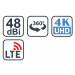 EVOLVEO Jade 1 LTE, 48dBi aktivní venkovní anténa DVB-T/T2, LTE filtr