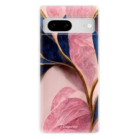 iSaprio Pink Blue Leaves pro Google Pixel 7 5G