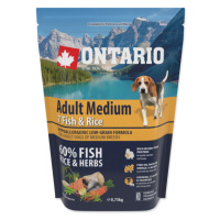 Ontario Adult Medium Fish & Rice 0,75kg