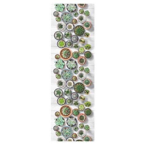 Běhoun Floorita Cactus, 58 x 140 cm