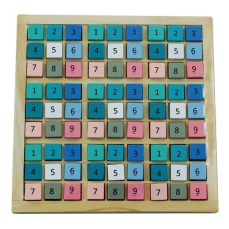 Adam Toys Dřevěné Sudoku 18x18cm, Adam Toys