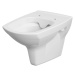 Geberit KOMBIFIX Basic tlačítko DELTA 50 Bílé WC CERSANIT CARINA + SEDÁTKO 110.100.00.1 50BI CA2