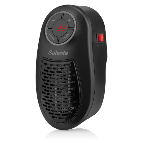 Salente HotHeat, teplovzdušný mini ventilátor, 500 W, černý