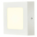 SLV BIG WHITE SENSER 12 CW vnitřní LED nástěnné a stropní přisazené svítidlo hranaté bílé, 4000 