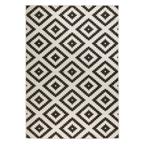 NORTHRUGS - Hanse Home koberce Kusový koberec Twin-Wendeteppiche 103129 schwarz creme – na ven i