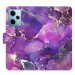 iSaprio flip pouzdro Purple Marble pro Xiaomi Redmi Note 12 Pro 5G / Poco X5 Pro 5G