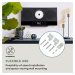 Auna Silver Star Swing, vertikální stereo systém, CD-HiFi-přijímač, zesilovač, internetové/DAB+/