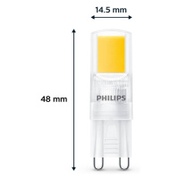 Philips Philips LED žárovka G9 2W 220lm 2 700K čirá 3ks