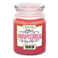 IMPAR Svíčka s vůní višní v čokoládě - Nejlepší maminka - pink 500 g