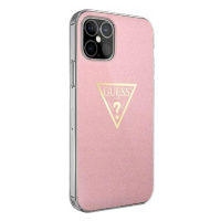 Guess pouzdro Růžový kryt case pro iPhone 12 mini