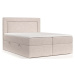 Béžová boxspring postel s úložným prostorem 180x200 cm Imagine – Maison de Rêve