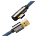 Baseus Legend extra odolný nylonem opletený kabel USB / USB-C 66W 2m blue