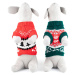 Vsepropejska Christmas svetr pro psa Barva: Červená, Délka zad (cm): 22, Obvod hrudníku: 28 - 38