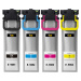 4x Inkoust Do Tiskárny Epson Workforce WF-C5710DWF WF-C5790DWF