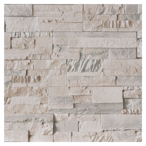 vidaXL Tapeta 3D vzhled kamene šedá a béžová 10 x 0,53 m vliesová